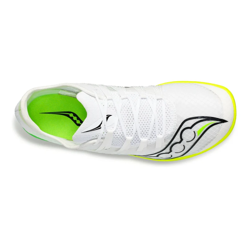 Terminal VT Spikeschuh Damen-Weiß,Neongrün