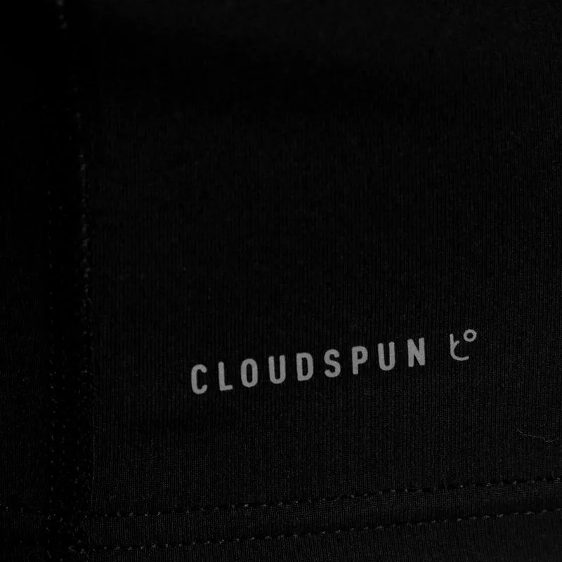 Velocity Cloudspun 1/4 Zip Laufshirt Herren - schwarz