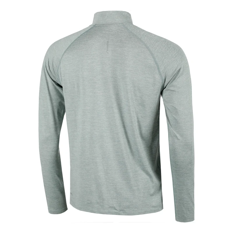 Velocity Cloudspun 1/4 Zip Laufshirt Herren - grün