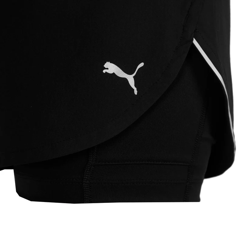 Ultraweave 2in1 4in Laufshorts Damen-Schwarz