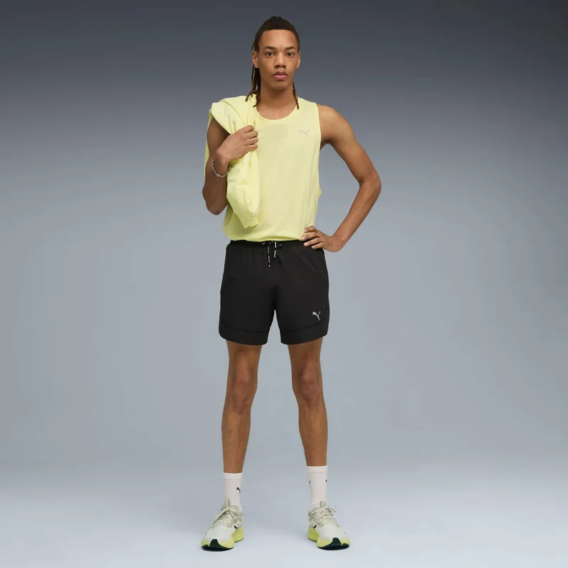 Run Club Ultraweave 5in Laufshorts Herren-Schwarz