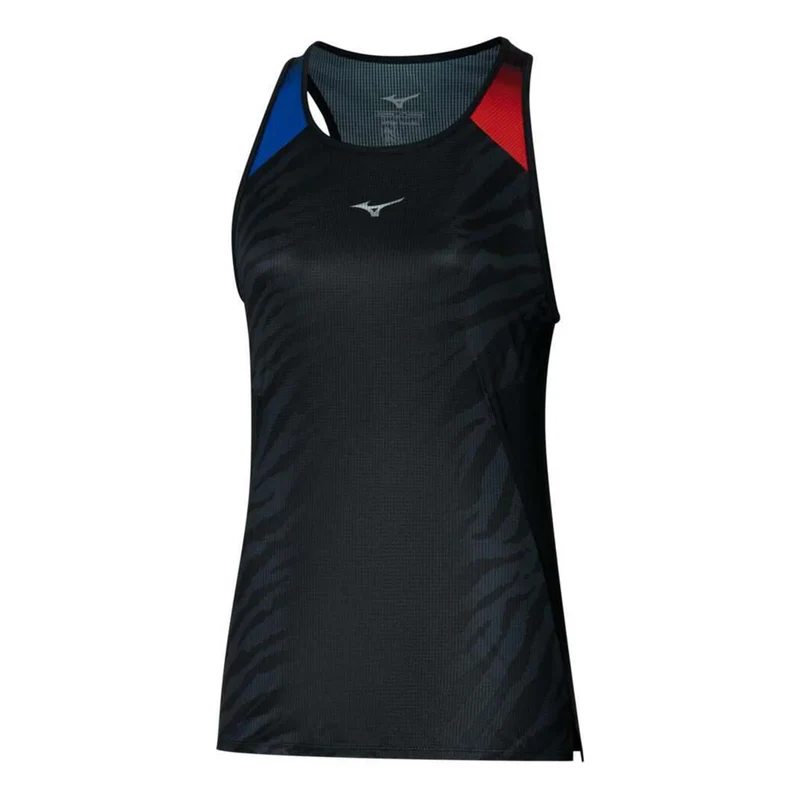 DryAeroFlow Graphic Laufshirt Damen-Schwarz