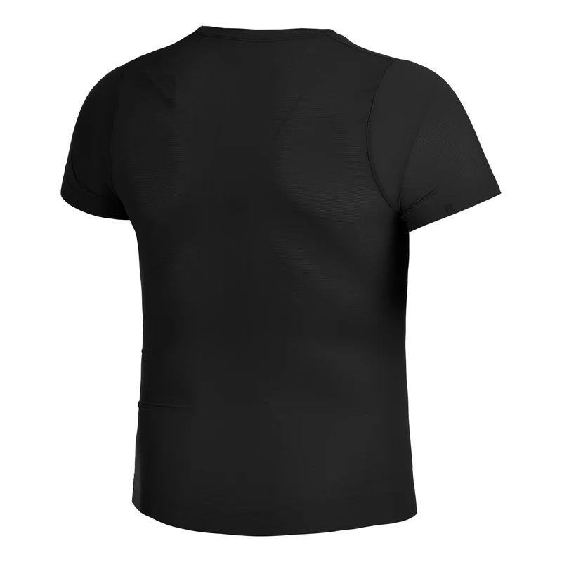 Regular Laufshirt Herren-Schwarz