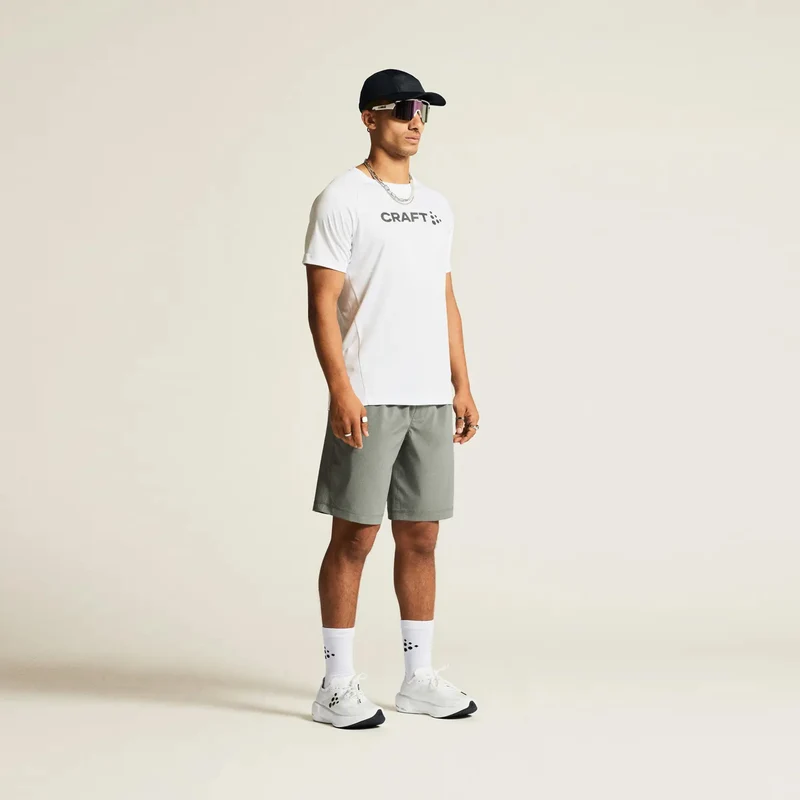 Core Essence Logo Laufshirt Herren-Weiß