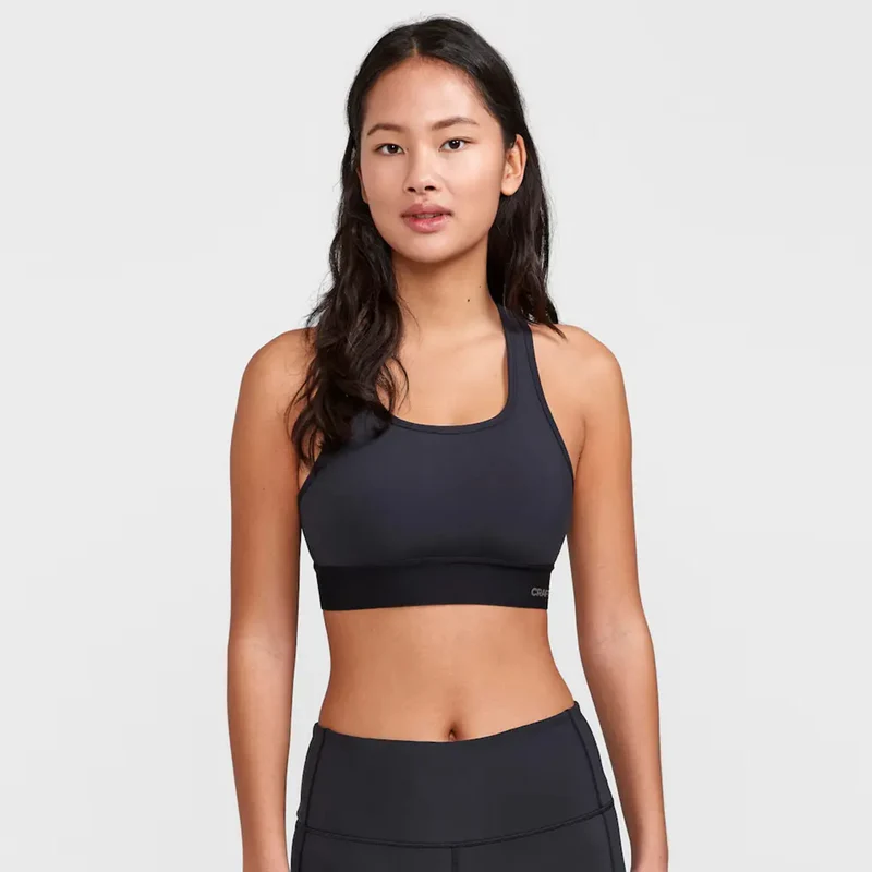 Core Traing Padded Sport-BH Damen-Schwarz