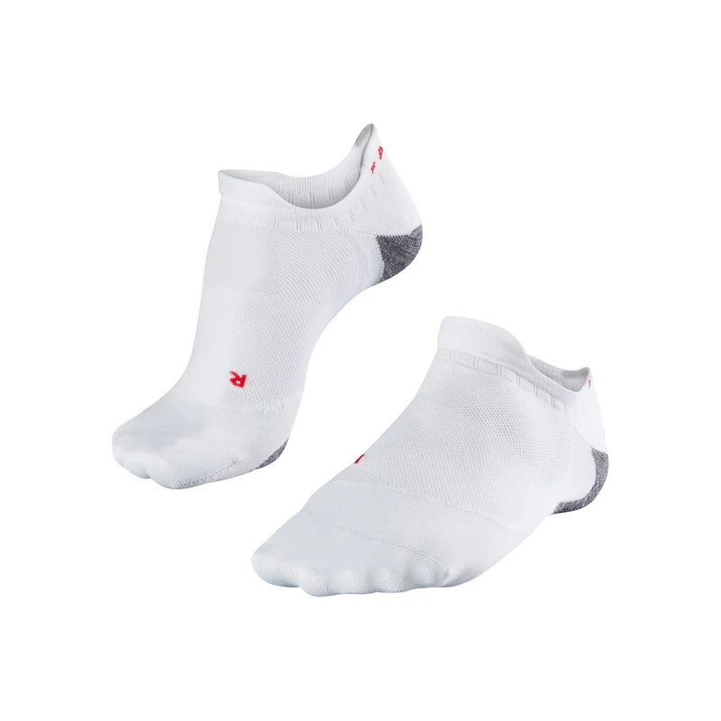 RU5 Race Invisible Laufsocken Damen-weiß, grau