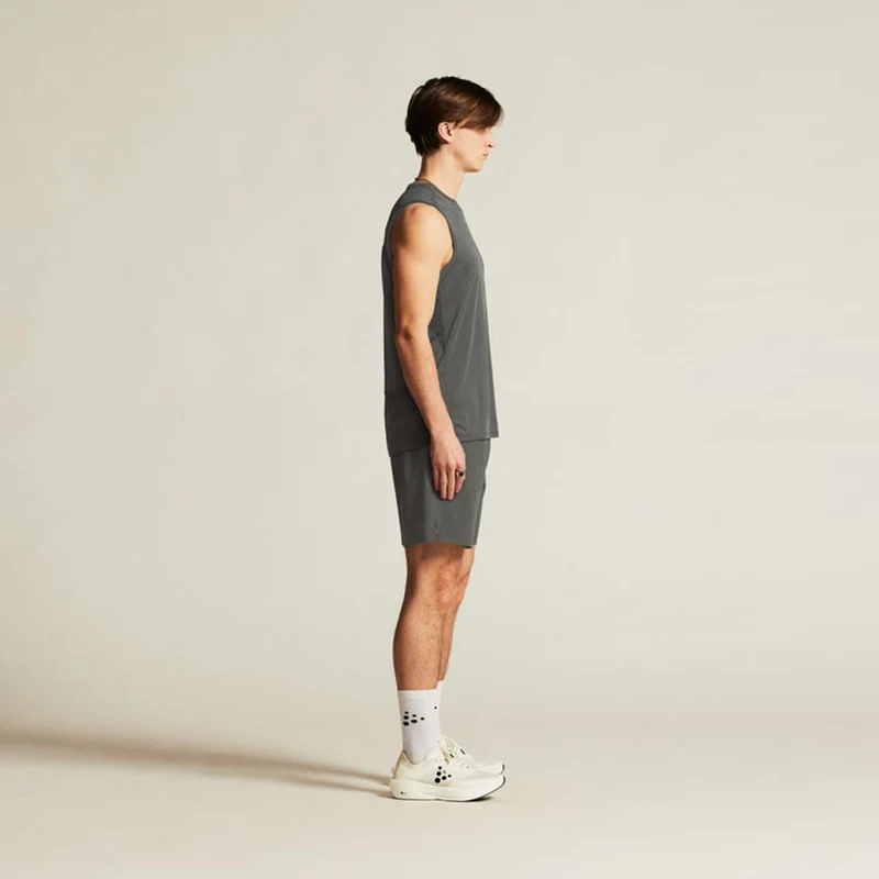 ADV Essence 2in1 Laufshorts Herren - grau