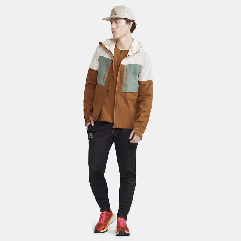 Pro Trail Wind Lauftop Herren-Braun