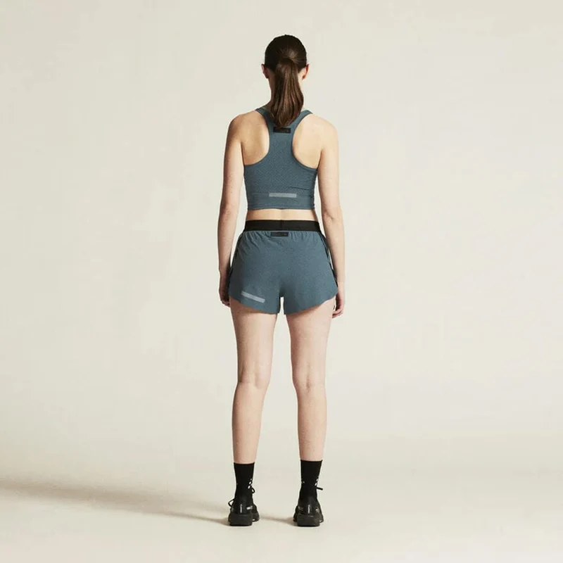 Pro Hypervent Split 2 Laufshorts Damen-Blau