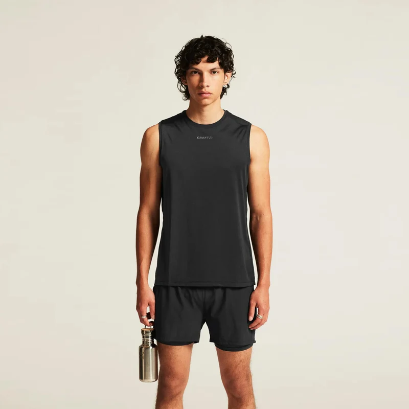 ADV Essence Laufshirt Herren - schwarz