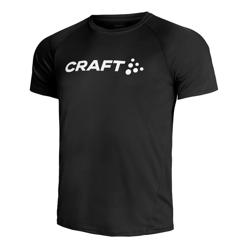 Core Essence Logo Laufshirt Herren-Schwarz