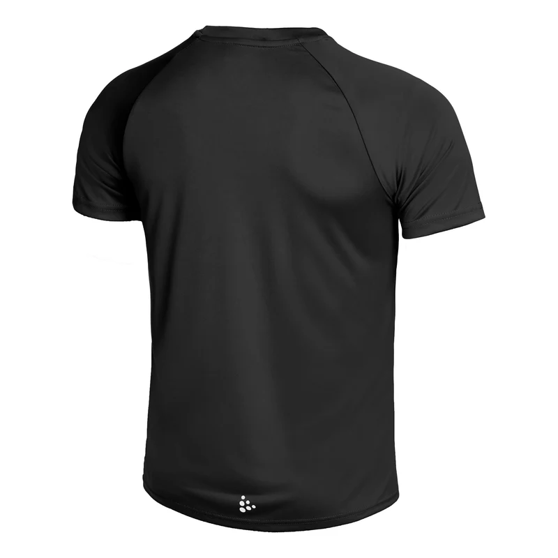 Core Essence Logo Laufshirt Herren-Schwarz