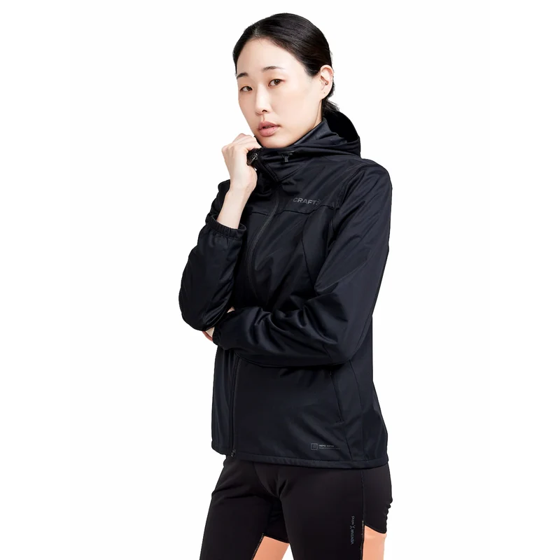ADV Essence Hydro Laufjacke Damen-Schwarz