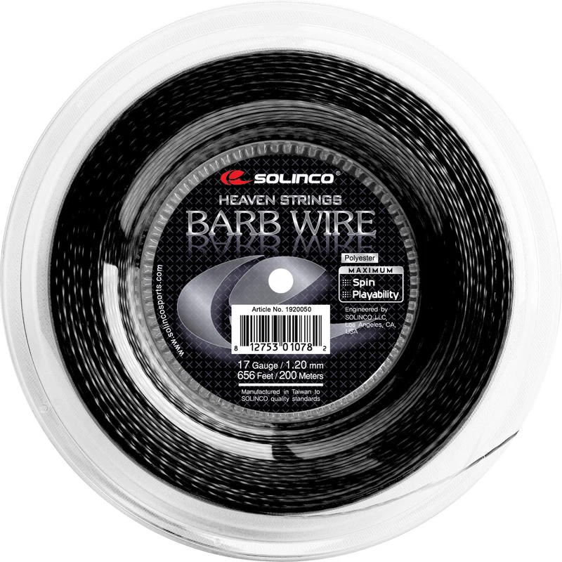 Barb Wire Saitenrolle 200m-Schwarz