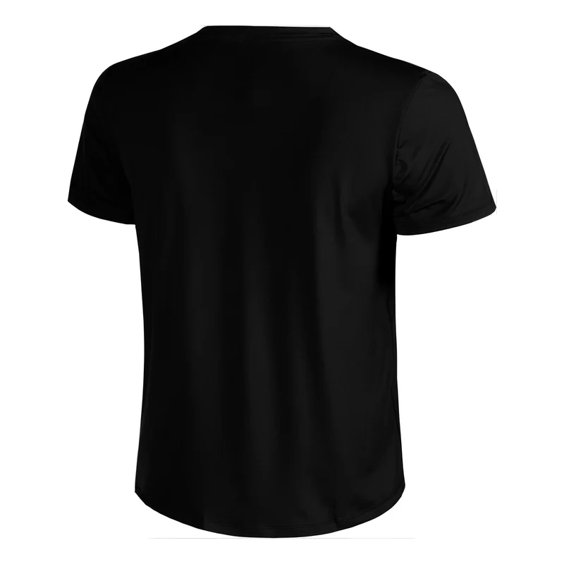 Swoosh Laufshirt Damen-Schwarz