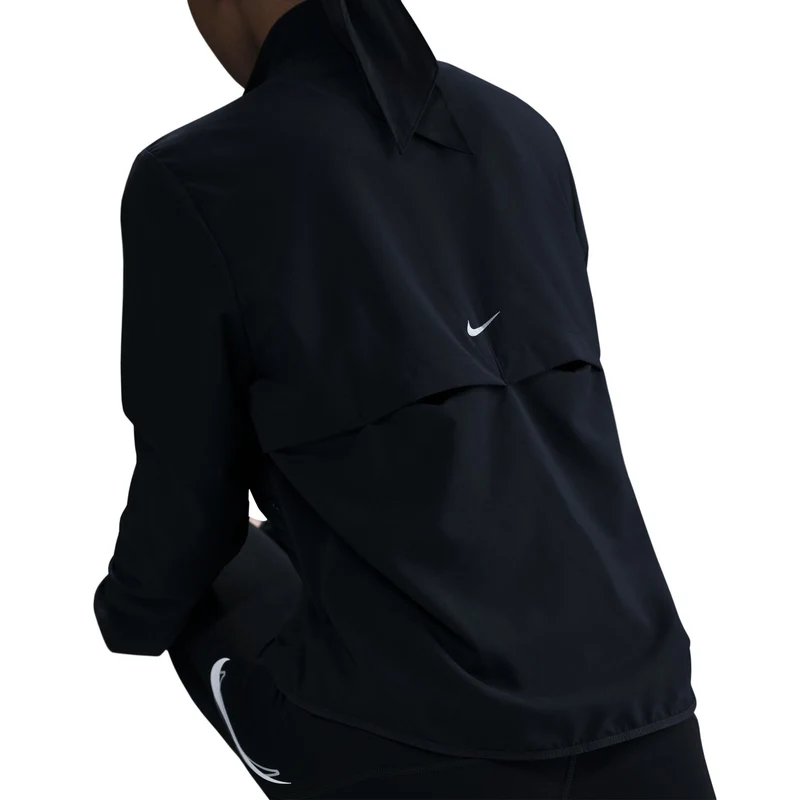 Swoosh Laufjacke Damen-Schwarz