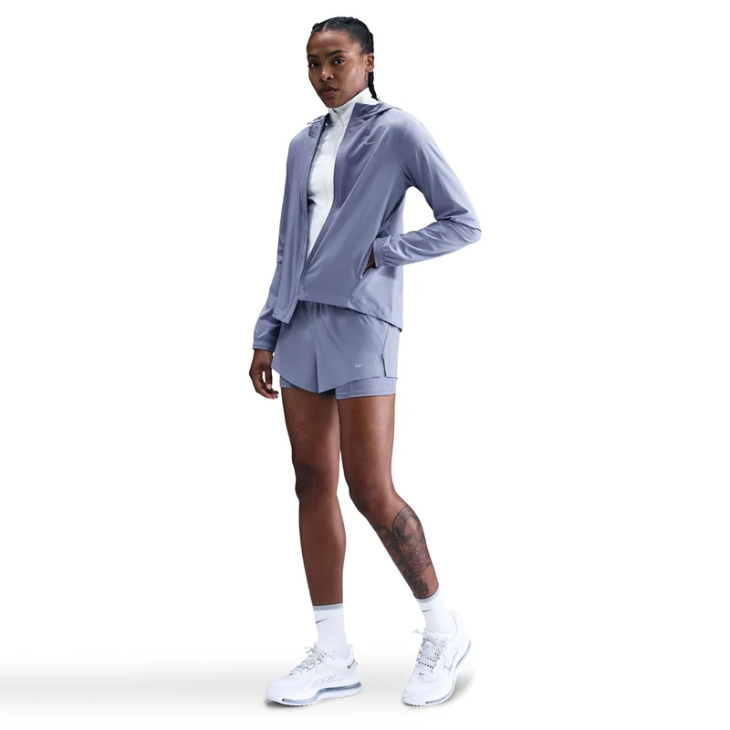 Swift Laufjacke Damen - blaugrau, silber