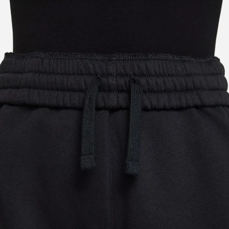 Club Fleece Loose Trainingshose Mädchen-Schwarz,Weiß
