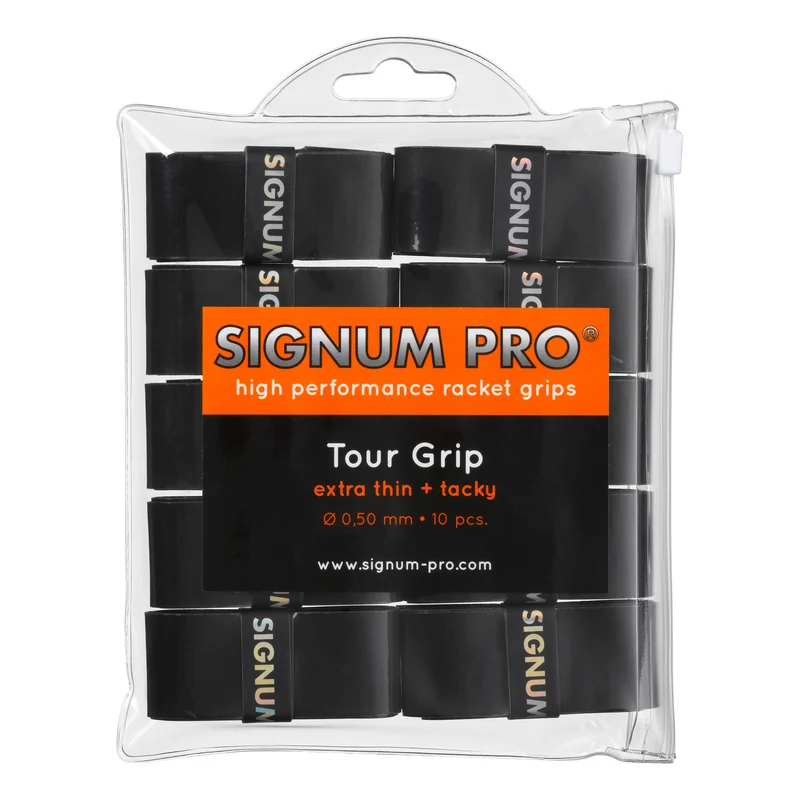 Tour Grip 10er Pack-Schwarz