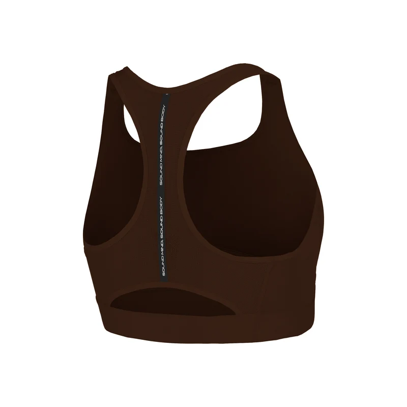 Road Compression Sport-BH Damen - braun