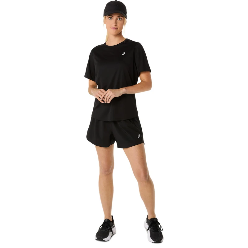 Core 4in Laufshorts Damen-Schwarz