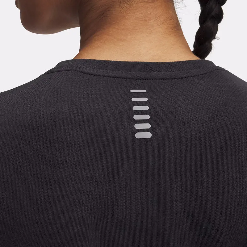 Launch Jacquard Laufshirt Damen-Weiß
