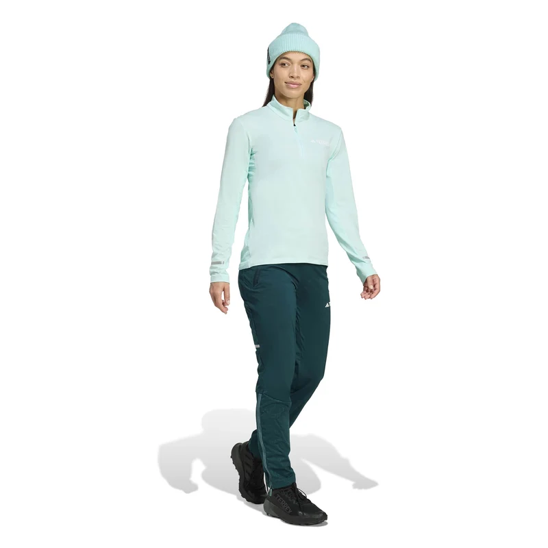 Terrex XPR Half-Zip Laufshirt Damen-Türkis