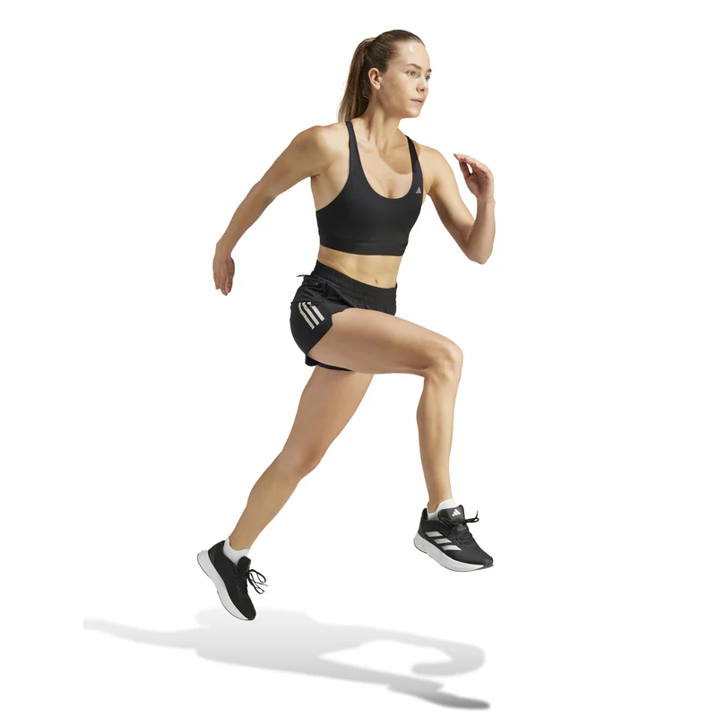 Own The Run 4inch Laufshorts Damen-Schwarz