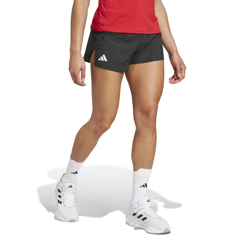 Adizero Essentials Split Laufshorts Damen-Schwarz