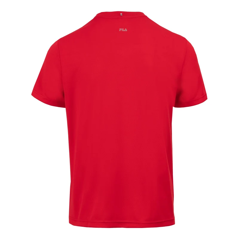 Logo T-Shirt Herren-Rot,Dunkelblau