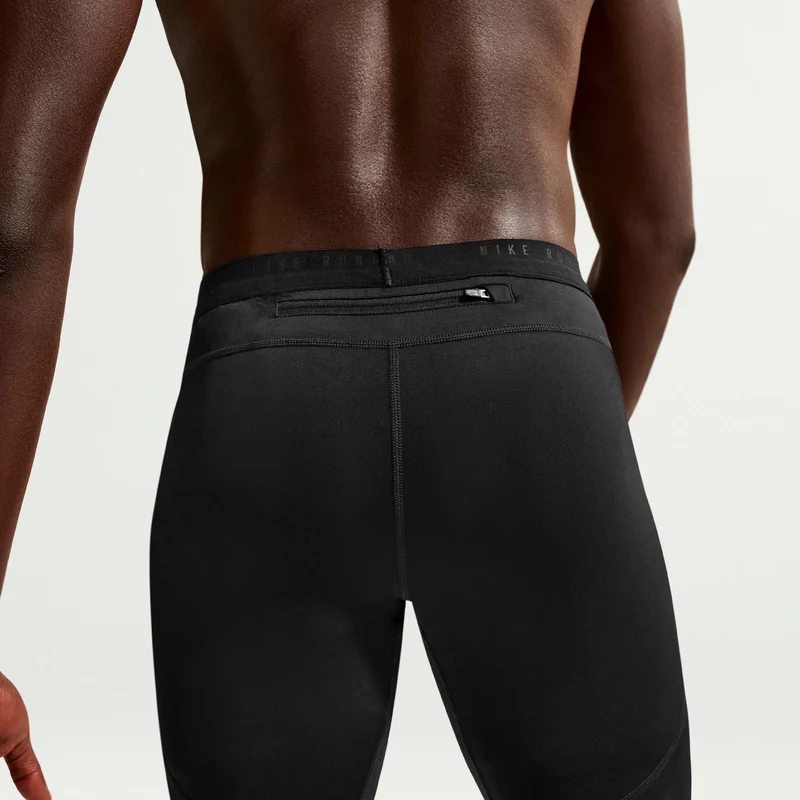 Stride Half Lauftight Herren - schwarz, silber