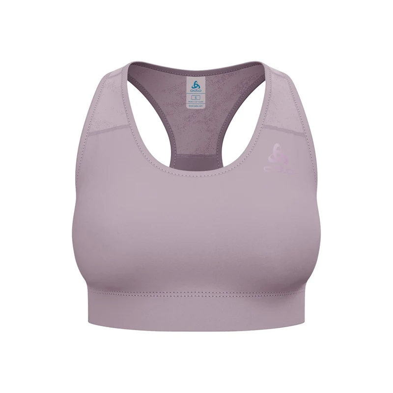 Essential Bralette Print Sport-BH Damen - grau,