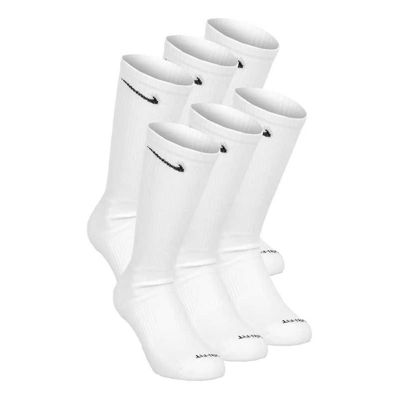 Everyday Plus Cushioned Sportsocken 6er Pack Herren-Weiß