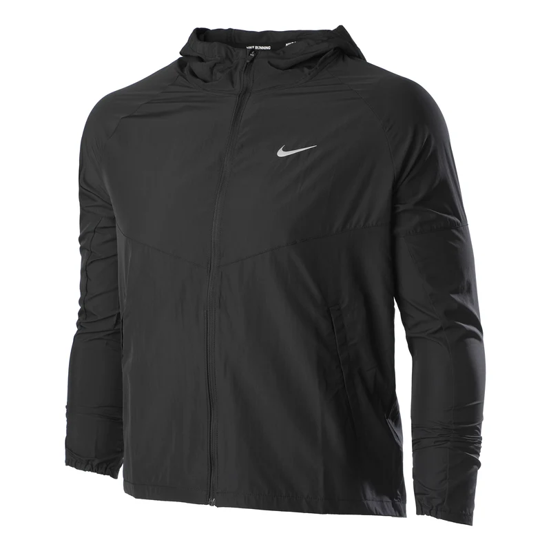 Miler Laufjacke Herren - schwarz, silber