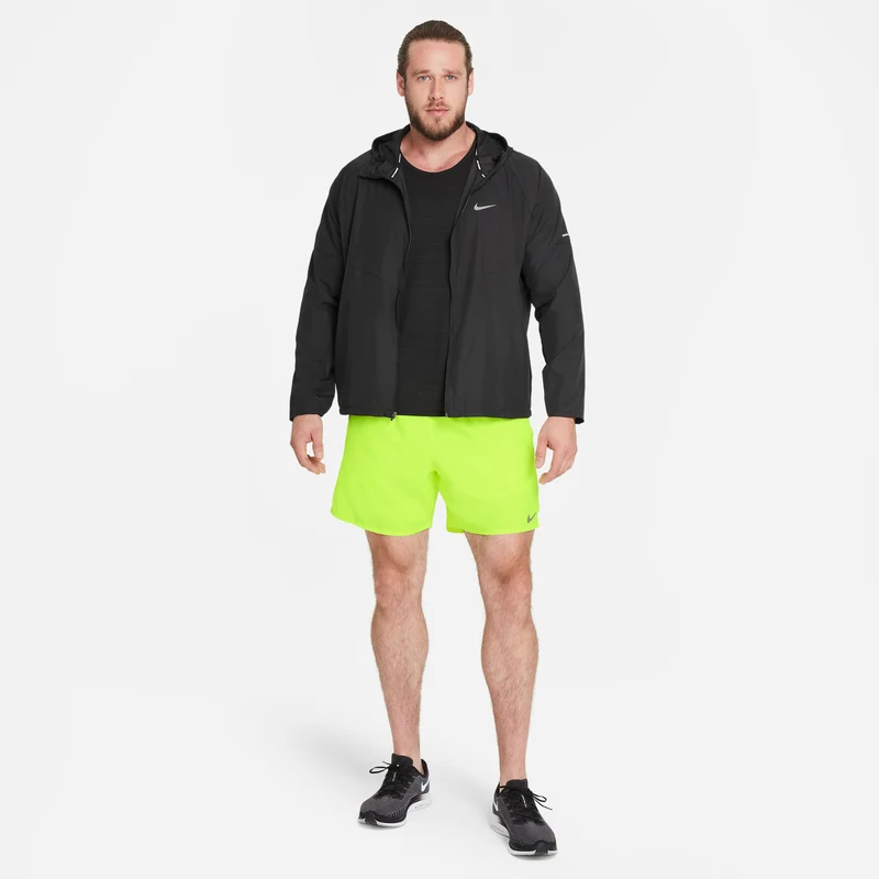 Miler Laufjacke Herren - schwarz, silber