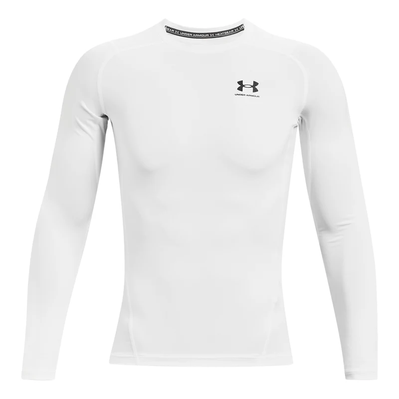 Heatgear Comp Longsleeve Herren-Weiß,Schwarz