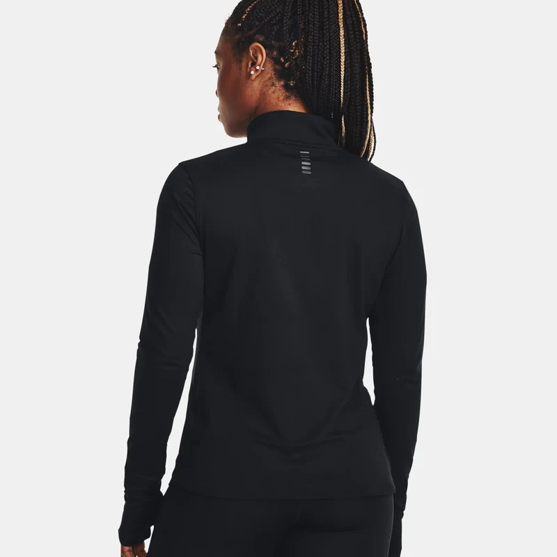 Qualifier Run Half-Zip Longsleeve Damen-Schwarz