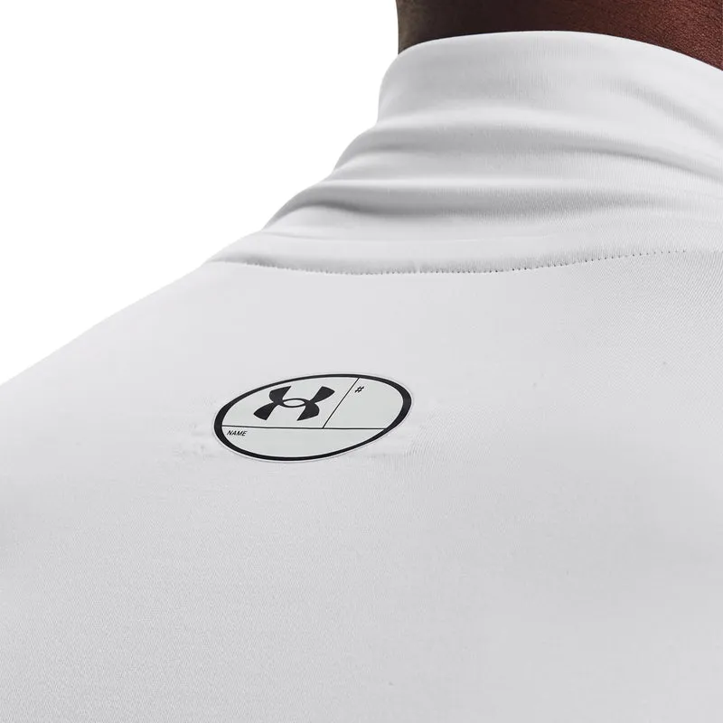 Heatgear Comp Mock Longsleeve Herren-Weiß