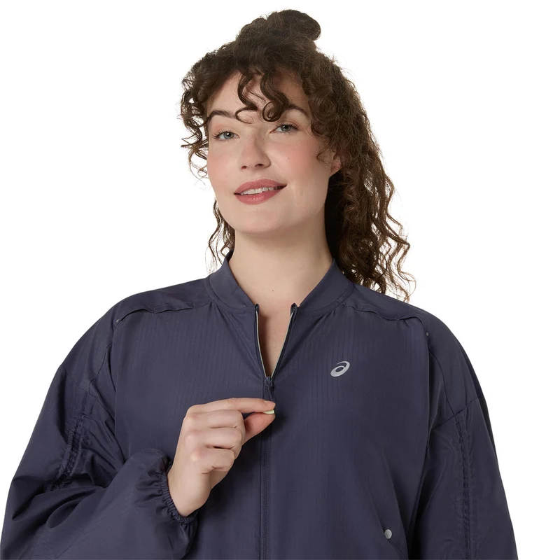 Nagino Adjustable Laufjacke Damen - blaugrau, blau