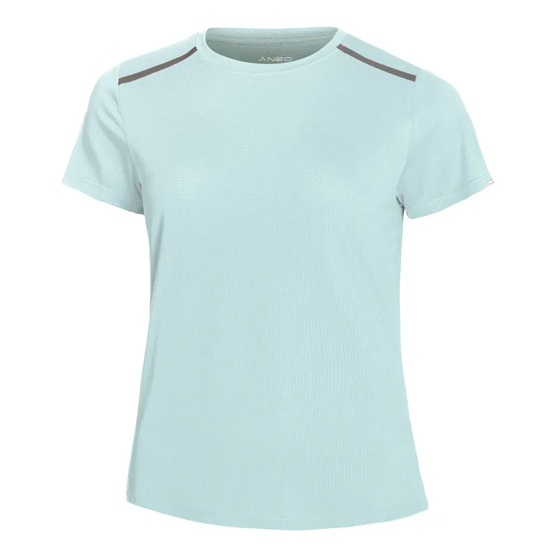 Flyweight TEK Laufshirt Damen-Hellblau
