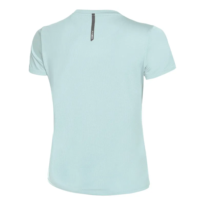 Flyweight TEK Laufshirt Damen-Hellblau