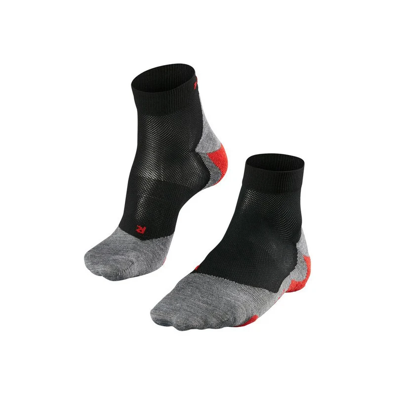 RU5 Race Short Laufsocken Herren-Schwarz,Hellgrau
