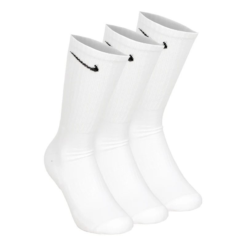 Everyday Cushioned Tennissocken 3er Pack Unisex - weiß, schwarz
