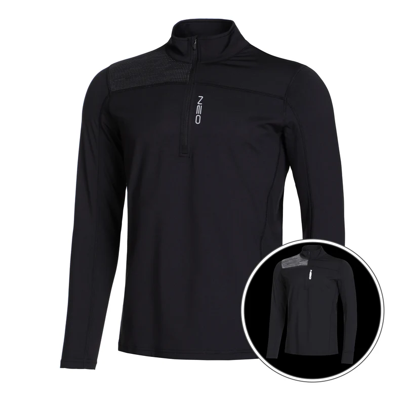 Warm Light Longsleeve Herren-Schwarz