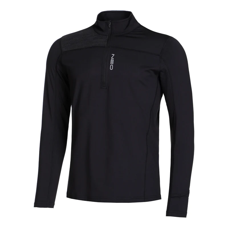 Warm Light Longsleeve Herren-Schwarz