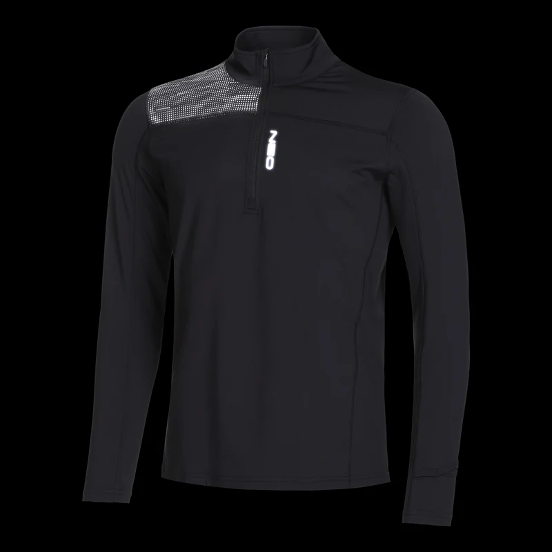 Warm Light Longsleeve Herren-Schwarz