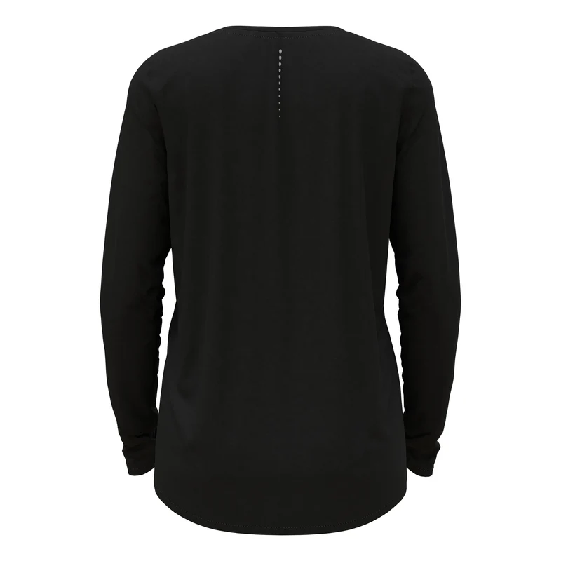 Crew Neck Chill-Tech Longsleeve Damen - schwarz,