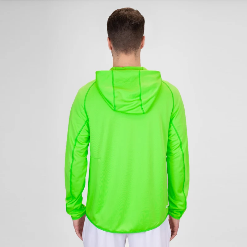 Crew Hood Sweatjacke Herren-Neongrün