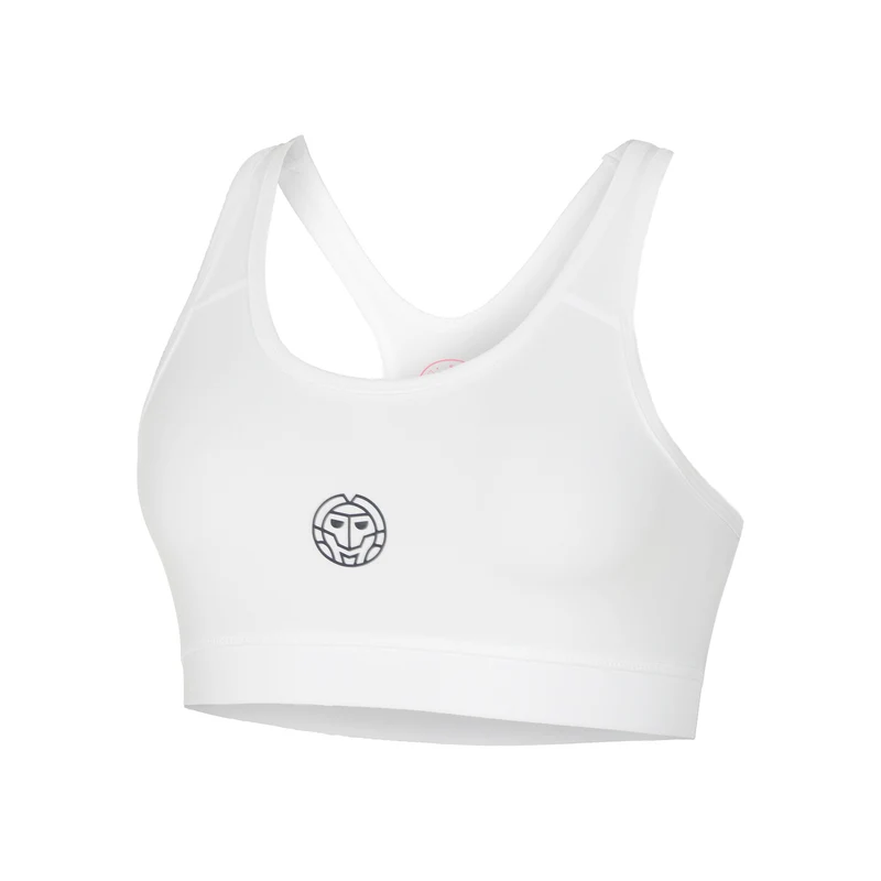 Crew Medium Support Sport-BH Damen-Weiß