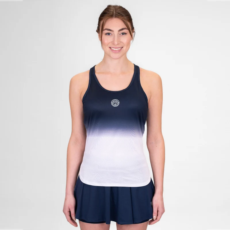 Crew Gradiant Tank-Top Damen-Dunkelblau,Weiß